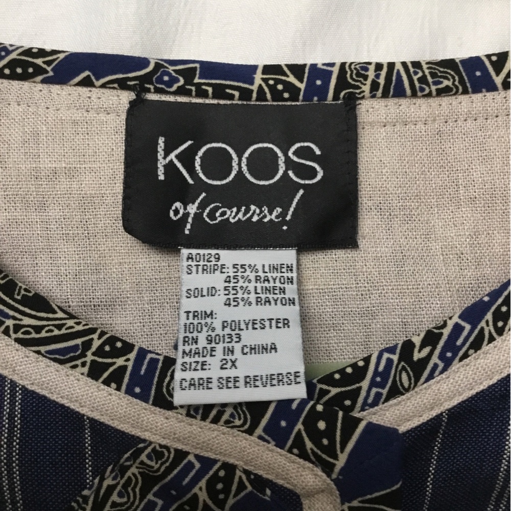 Navy Striped Jacket with Gold Accents - Picture 8 of 14